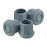Graham-Field/Everest &Jennings Tips Commode Set Rubber 1-1/8" Gray 4/Pk - 9140