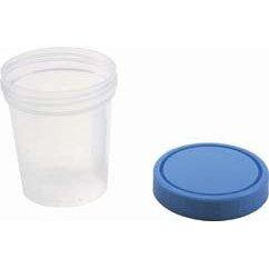 Amsino International AMSure Specimen Container Plastic Screw Cap 120 mL (4 oz.) Sterile - AS340