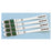 Medical Indicators Thermometer Nextemp Strip Oral/Auxiliary Fahrenheit Strip Dot Display 100/Bx, 20 Bx/Ca - 1112-20