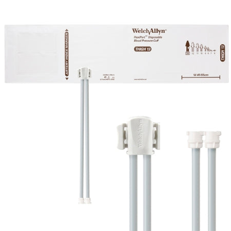 Welch Allyn FLEXIPORT Blood Pressure Cuff, 2 Tube Bladder FlexiPort Adult Thigh Thigh 40 - 55 cm Fabric - SOFT-13-2SC