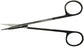 BR Surgical SuperCut - Tenotomy Scissors Stevens 4-1/4 Inch Length Surgical Grade Stainless Steel NonSterile Finger Ring Handle Curved Blunt Tip / Blunt Tip - BR08-36311SC