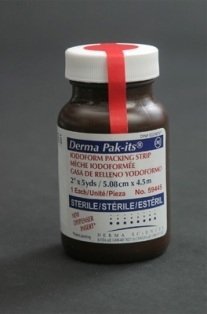 Pak-Its - Wound Packing Strip Gauze Iodoform 1/4 Inch X 5 Yard Sterile - 59145