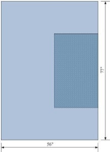 C-Core Medical - General Purpose Drape Drape Sheet with Reinforcement 56 W X 77 L Inch - 19139