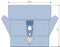 C-Core Medical Obstetrics / Gynecology Drape LAVH Drape 109 W X 107 L Inch Sterile - 19155
