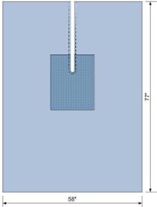C-Core Medical - Surgical Drape Split Sheet 58 W X 77 L Inch Sterile - 19163SMS