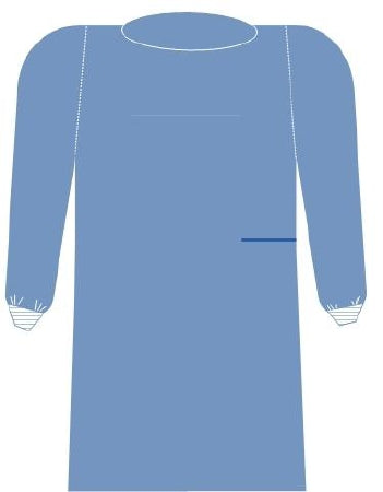 C-Core Medical Non-Reinforced Surgical Gown with Towel 2X-Large Unisex Sterile Blue - 30141