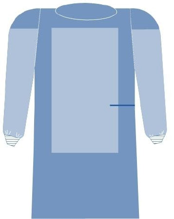C-Core Medical Fabric Reinforced Surgical Gown with Towel Large Unisex Sterile Blue - 30221