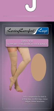 Scott Specialties Loving Comfort Compression Stockings Knee High 2X-Large Beige Closed Toe - 1667 BEI 2X