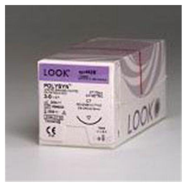 Look/Div Surgical Specialties Suture 4-0 Polyglycolic Acid T14 Polysyn Violet 27" Braid 12/Bx - 310B