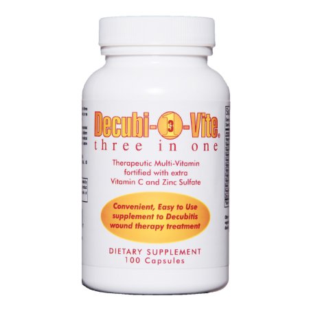 Decubivite Three In One - Multivitamin Supplement Vitamin / Minerals 500 mg Strength Capsule 100 per Bottle - 85519800100