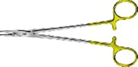 DuroGrip - Needle Holder Durogrip 7-1/4 Inch Length Straight Serrated Jaws Finger Ring Handle - BM066R