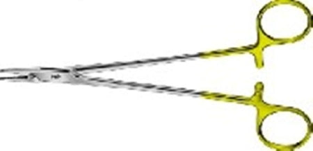 DuroGrip - Needle Holder Durogrip 7-1/4 Inch Length Straight Serrated Jaws Finger Ring Handle - Aesculap - BM066R