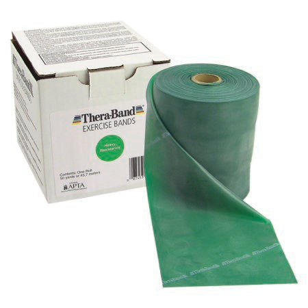 TheraBand - Exercise Resistance Band Green 5 Inch X 50 Yard Heavy Resistance - 10-1008