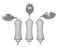 Fabrication Enterprises UBend-It Tablespoon Built-up Handle White Stainless Steel - 61-0015