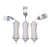 Fabrication Enterprises UBend-It Fork Built-up Handle White Stainless Steel - 61-0014