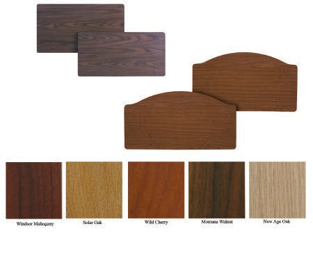 Graham-Field Matrix II Headboard/Footboard with Staff Control Rectangular Solar Oak - ZL811053