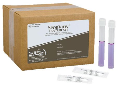 SPS Medical Supply SporView Sterilization Biological Indicator Kit Steam / EO Gas / Dry Heat / Chemical Vapor - CS-020