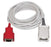 Masimo Corporation LNCS Series Patient Cable 10 Foot, Red, 20-Pin For Rainbow Set Device - 2056