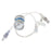 Amsino International Extension Set 20 Inch Tubing 1 Port 3.5 mL Priming Volume DEHP-Free - AFS107