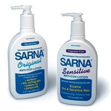 Emerson Healthcare Sarna Sensitive Hand and Body Moisturizer 7.5 oz. Pump Bottle Unscented Lotion - 145063005