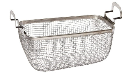 Branson Ultrasonics - Ultrasonic Cleaning Basket Stainless Steel, Mesh, 0.5 to 1.5 gal. Capacity, 4-7/8 X 10-1/2 Inch - Fisher Scientific - 1533721C