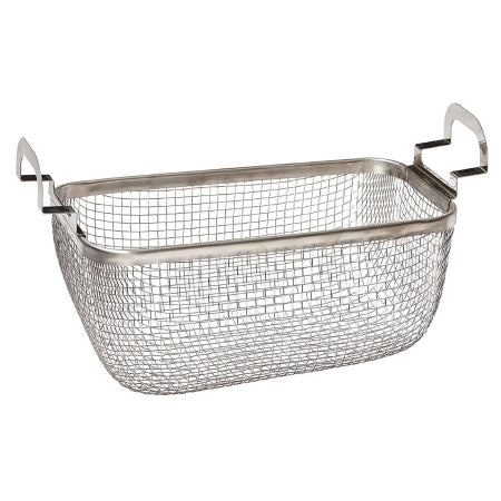 Branson Ultrasonics - Ultrasonic Cleaning Basket Stainless Steel, Mesh, 0.5 to 1.5 gal. Capacity, 4-7/8 X 10-1/2 Inch - 1533721C
