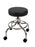 Fabrication Enterprises Mechanical Mobile Stool Screw-type Black - 16-1102