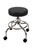 Fabrication Enterprises - Mechanical Mobile Stool Screw-type Black - 16-1102