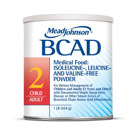 BCAD 2 - MSUD Oral Supplement Vanilla Flavor 1 lb. Can Powder - 891501