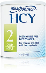 Mead Johnson HCY 2 Homocystinuria Oral Supplement Unflavored 1 lb. Can Powder - 891901