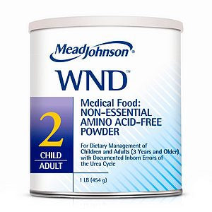 Mead Johnson WND2 Amino Acid Free Oral Supplement Unflavored 16 oz. Can Powder - 892001