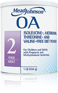 Mead Johnson OA 2 Propionic Acidemia Oral Supplement Unflavored 1 lb. Can Powder - 891701