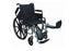 Traveler L4 High Strength - Lightweight Wheelchair Dual Axle Desk Length Arm Elevating Legrest Black Upholstery 20 Inch Seat Width Adult 250 lbs. Weight Capacity - 3F020330