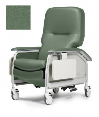 Graham-Field Lumex Deluxe Clinical Care Recliner Blue Jade Four Tente Swivel Caster, Three Locking Caster Four Tente Swivel Caster, Three Locking Caster - FR566G9212