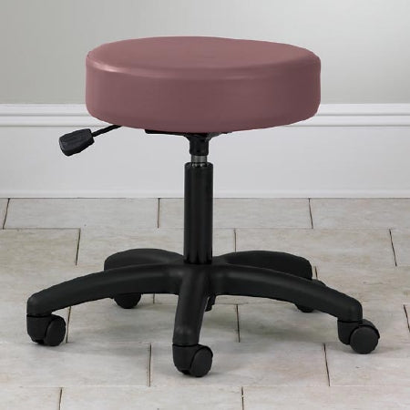 Clinton Industries Standard Series Exam Stool Backless Pneumatic Height Adjustment 5 Casters Purple Gray - 2135-3PG