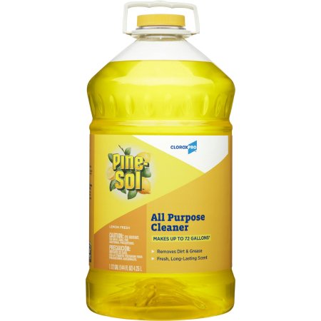 CloroxPro Pine-Sol - Surface Cleaner Oil Based Manual Pour Liquid Concentrate 144 oz. Jug Lemon Scent NonSterile - 35419