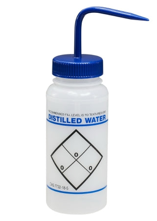 Bel-Art Products Wash Bottle Wide Mouth Low Density Polyethylene with Polypropylene Cap 500 mL - 116460617