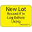MedVision - Pre-Printed Label Advisory Label Yellow Paper New Lot Record # In Log Before Using Black Alert Label 1 X 1-7/16 Inch - MV03SY0712