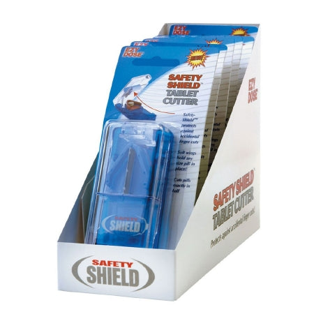 Apothecary Products Safety-Shield Pill Cutter Hand Operated Blue / White - 67572
