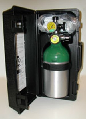 Oxy-Uni-Pak - Oxygen Cylinder Kit (Empty) Size M7 Aluminum - 1314ME