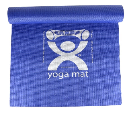 Fabrication Enterprises Cando Eco Friendly PER Mat Yoga Mat Blue PER (Polymer Environmental Resin) 1/4 X 24 X 68 Inch - 30-2401B