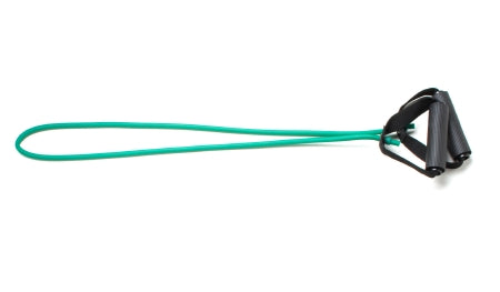 Fabrication Enterprises CanDo Exercise Resistance Tubing With Handles Green 48 Inch Length Medium Resistance - 1338158