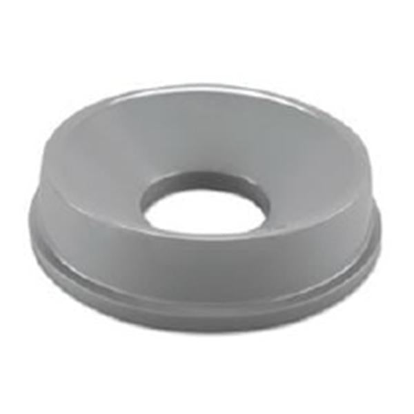Rubbermaid Lid Can Untouchable Resin Funnel Lid Gray Round 4/Ca - 3548GREY