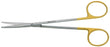 BR Surgical - Dissecting Scissors Metzenbaum 5-3/4 Inch Length Surgical Grade Stainless Steel / Tungsten Carbide NonSterile Finger Ring Handle Curved Blunt Tip / Blunt Tip - BR08-28715