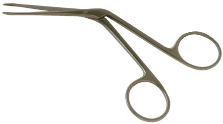 BR Surgical BR Surgical Ear Forceps Hartmann 4-3/4 Inch Surgical Grade Stainless Steel NonSterile NonLocking Finger Ring Handle Straight 2 X 8 mm Serrated Jaws - BR44-24112