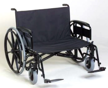 Gendron Regency XL 2000 Bariatric Wheelchair Heavy Duty Full Length Arm Removable Arm Style Mag Wheel Black 28 Inch Seat Width 700 lbs. Weight Capacity - 6728-18-62-29