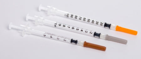 Sol-Millennium Medical Sol-Care Tuberculin Syringe with Needle 1 mL 26 Gauge 3/8 Inch Attached Needle Retractable Needle - 100070I