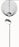 HerMann Medizintechnik - Laryngeal Mirror Size 1 / 12 mm With Handle - BR52-27212