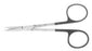 Pilling - Iris Scissors 4-1/2 Inch Length Surgical Grade Stainless Steel NonSterile Finger Ring Handle Straight Sharp Tip / Sharp Tip - 463930