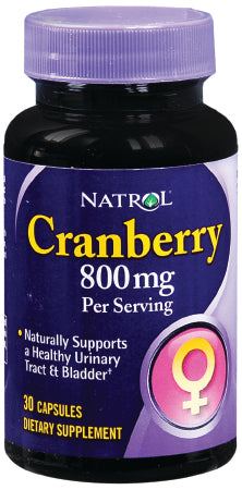 Natrol Inc Natrol Dietary Supplement Cranberry Extract 800 mg Strength Capsule 30 per Bottle Cranberry Flavor - 4746916033